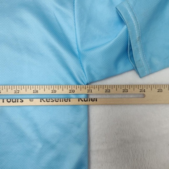 Chicago White Sox Shirt Mens Medium Blue White MLB Baseball Lace Up Jersey - Picture 10 of 10